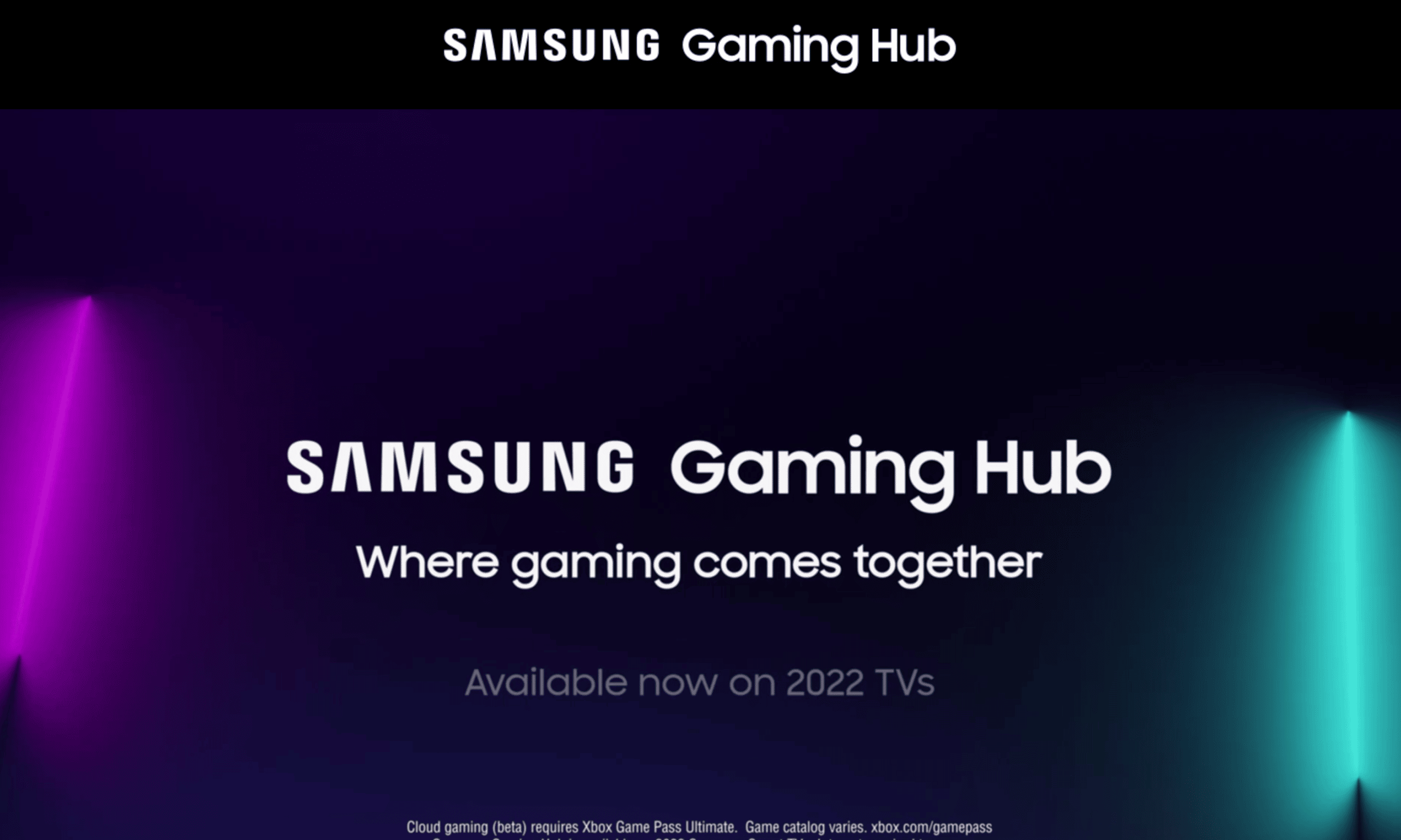 Samsung Gaming Hub Stadia