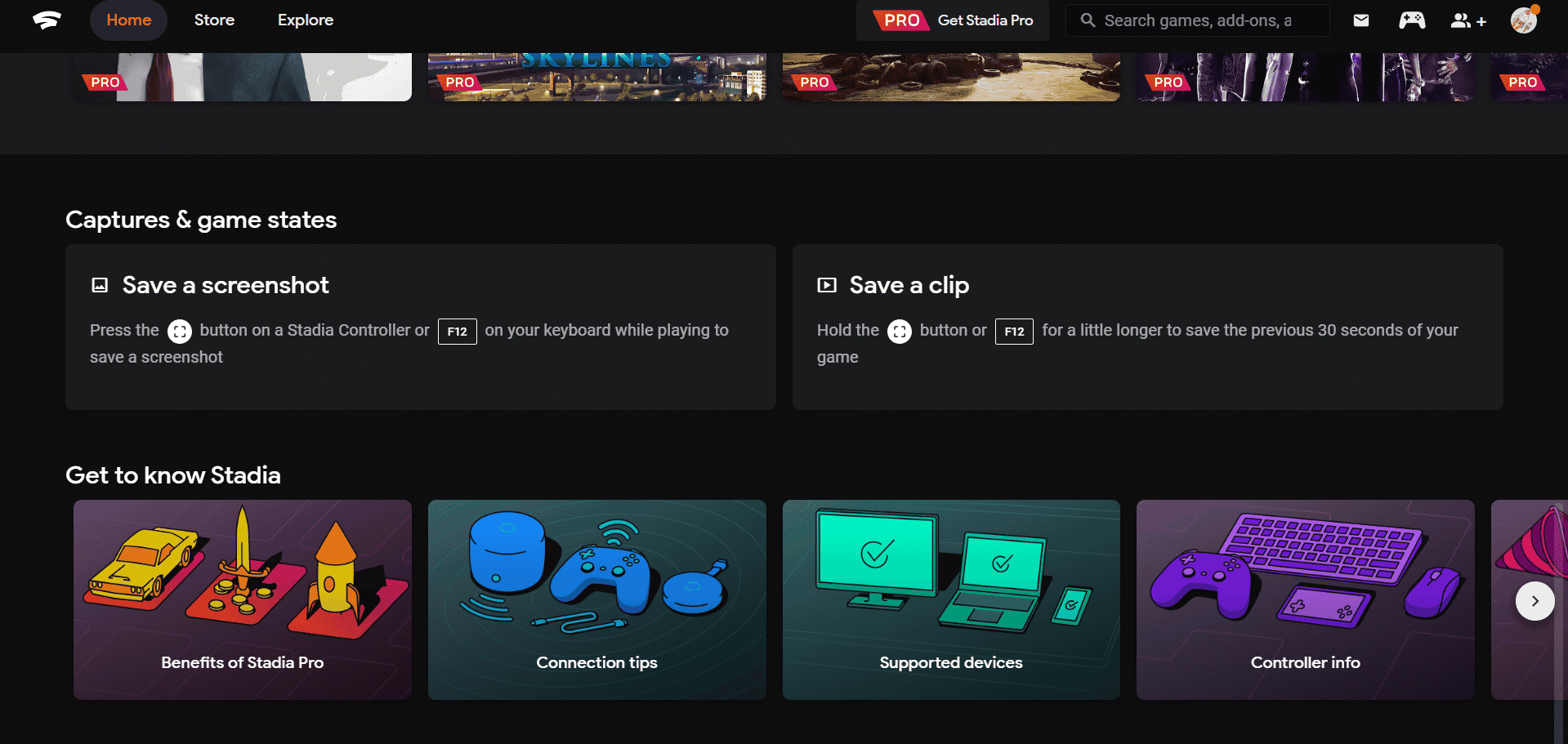 A Stadia Homepage Redesign is Rolling Out - Cloud Dosage