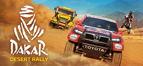 Dakar Desert Rally game banner - find out how to play with cloud gaming