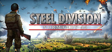 Steel Division: Normandy 44 game banner - find out how to play with cloud gaming