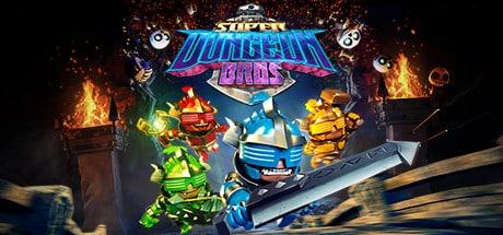 Super Dungeon Bros game banner - find out how to play with cloud gaming