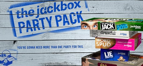 The Jackbox Party Pack game banner - find out how to play with cloud gaming