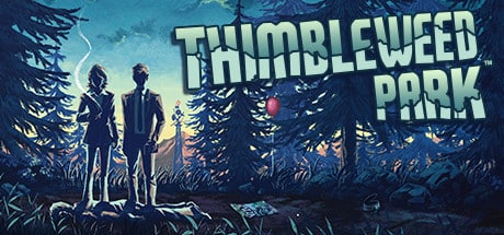 Thimbleweed Park game banner - find out how to play with cloud gaming