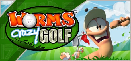 Worms Crazy Golf game banner