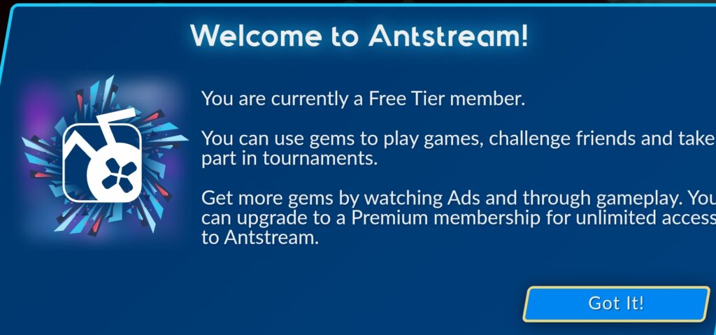 Antstream Arcade Free Tier