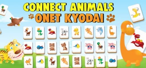 Connect Animals: Onet Kyodai game banner - find where to play in the cloud