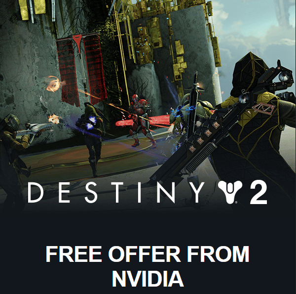 Bungie's GeForce NOW free offer for Destiny 2
