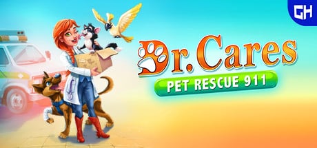 Dr. Cares - Pet Rescue 911 game banner - find where to play in the cloud