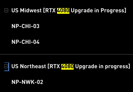 RTX 4080 Coming to Chicago and Newark
