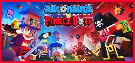 Autonauts vs Piratebots game banner