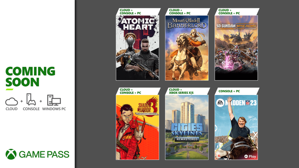 Xbox Game Pass February Titles