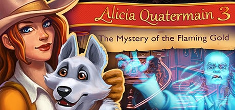 Alicia Quatermain 3: The Mystery of the Flaming Gold game banner