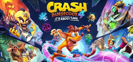 Crash Bandicoot 4: It's About Time game banner