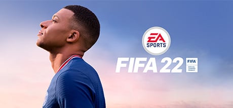 FIFA 22 game banner - find where to play in the cloud