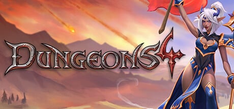 Dungeons 4 game banner