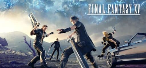 Final Fantasy XV game banner - find where to play in the cloud