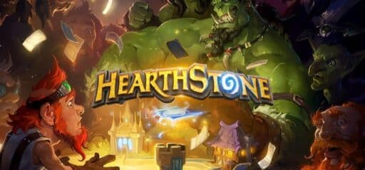 Hearthstone game banner - find where to play in the cloud