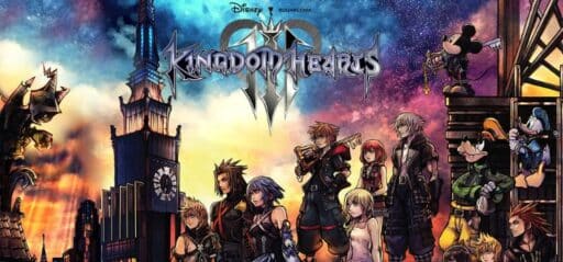 Kingdom Hearts III game banner - find where to play in the cloud