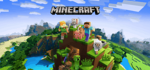 Minecraft game banner - find out how to play with cloud gaming