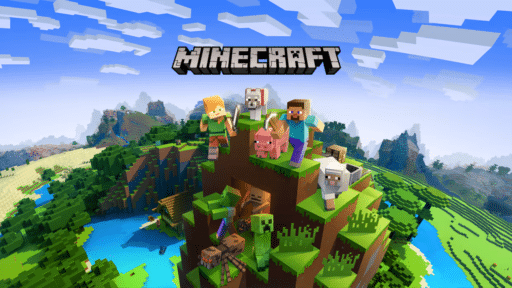 Minecraft game banner