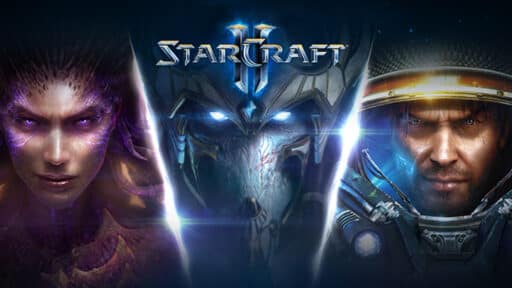 StarCraft II game banner