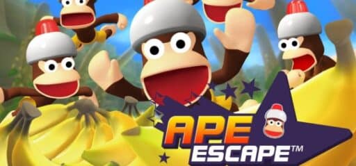 Ape Escape game banner - find out where to play in the cloud