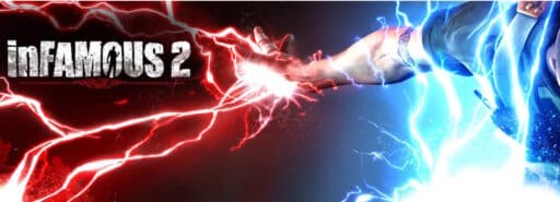 inFamous 2 game banner