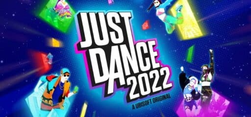Just Dance 2022 game banner - find out where to play in the cloud