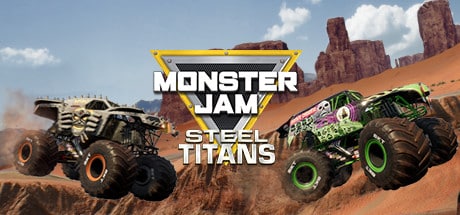 Monster Jam Steel Titans game banner