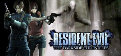 Resident Evil: The Darkside Chronicles game banner - find out where to play in the cloud