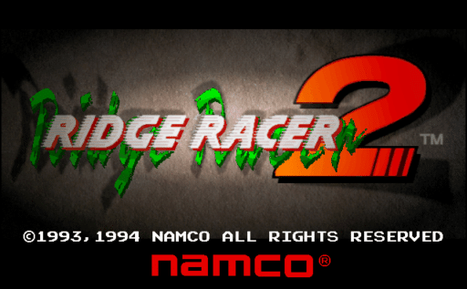 Ridge Racer 2 game banner