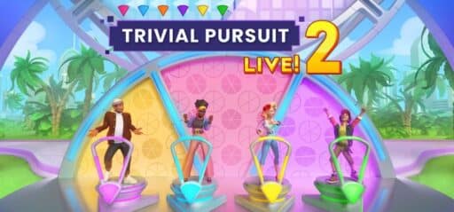 TRIVIAL PURSUIT Live! 2 game banner - find where to play in the cloud