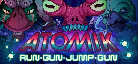 Atomik: RunGunJumpGun game banner