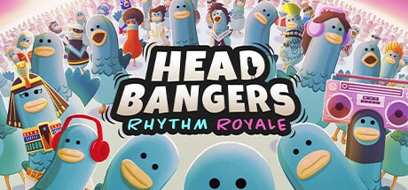 Headbangers: Rhythm Royale game banner