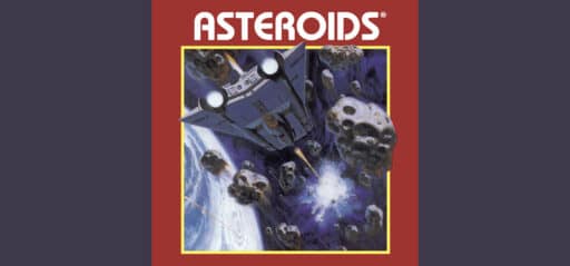 Asteroids game banner - find where to play in the cloud