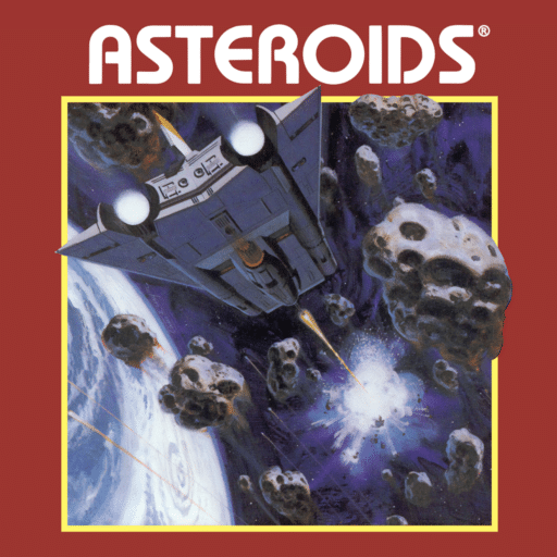 Asteroids game banner