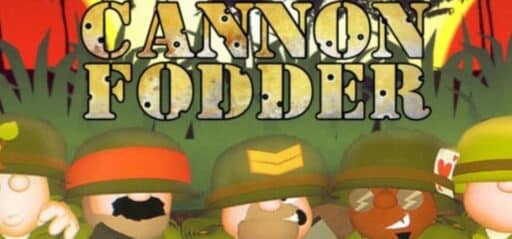 Cannon Fodder game banner