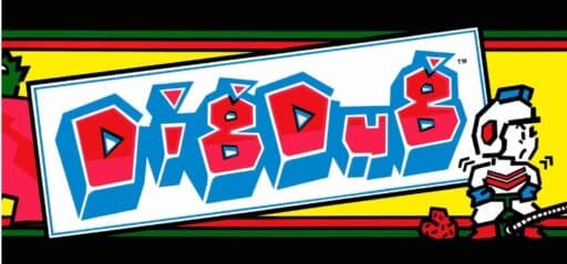 Dig Dug game banner - find where to play in the cloud
