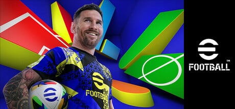 eFootball 2024 game banner - find where to play in the cloud
