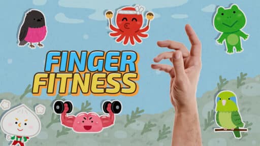 Finger Fitness game banner - find where to play in the cloud