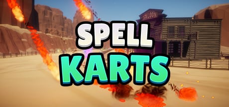 Spell Karts game banner for cloud gaming