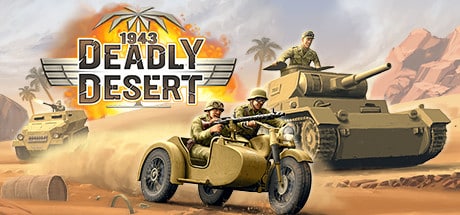 1943 Deadly Desert game banner