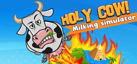HOLY COW! Milking Simulator game banner