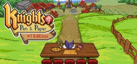 Knights of Pen and Paper +1 Edition game banner