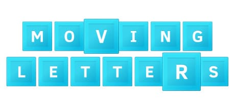 Moving Letters game banner