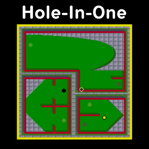 Hole in One Miniature Golf game banner