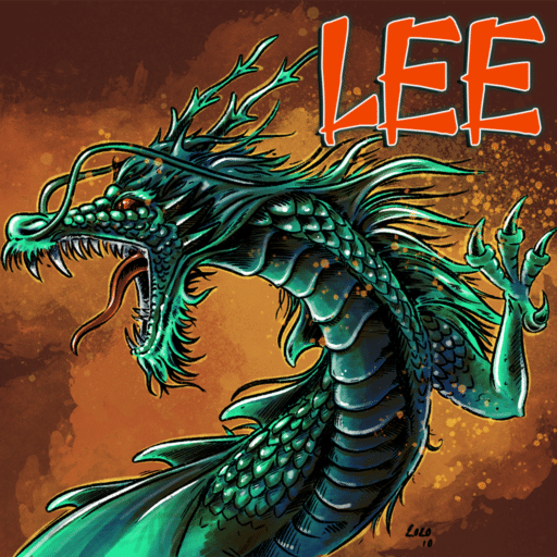 Lee (originally named Bruce Lee) game banner