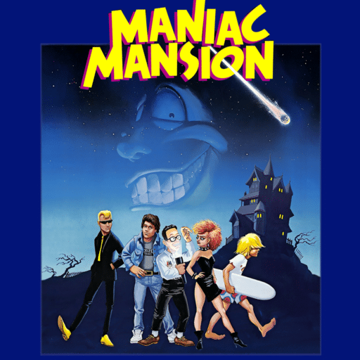 Maniac Mansion game banner