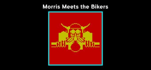 Morris Meets The Bikers game banner - find where to play in the cloud