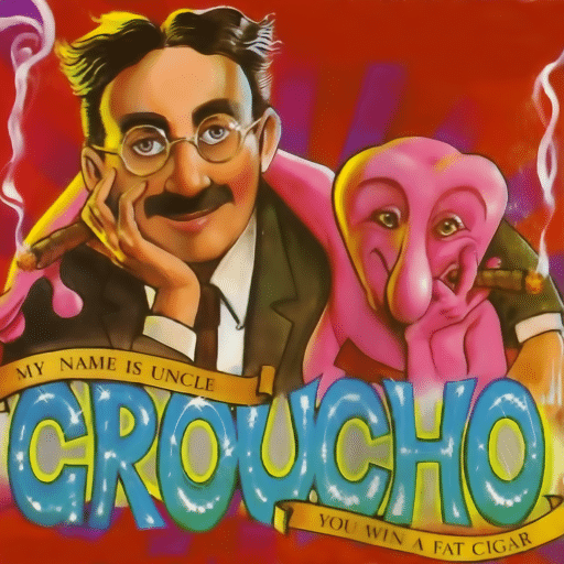 My Name Is Uncle Groucho, You Win A Fat Cigar game banner